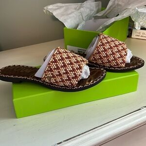 Gunner Sandal Peach Beaded